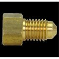Homestead 0.37-24 in. Female Inverted; M12 x 1 mm Male Bubble Brass Adapter HO652383